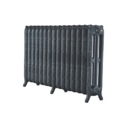 Arroll 760mm x 1234mm 7370BTU Pewter Cast Iron 3 Column Radiator