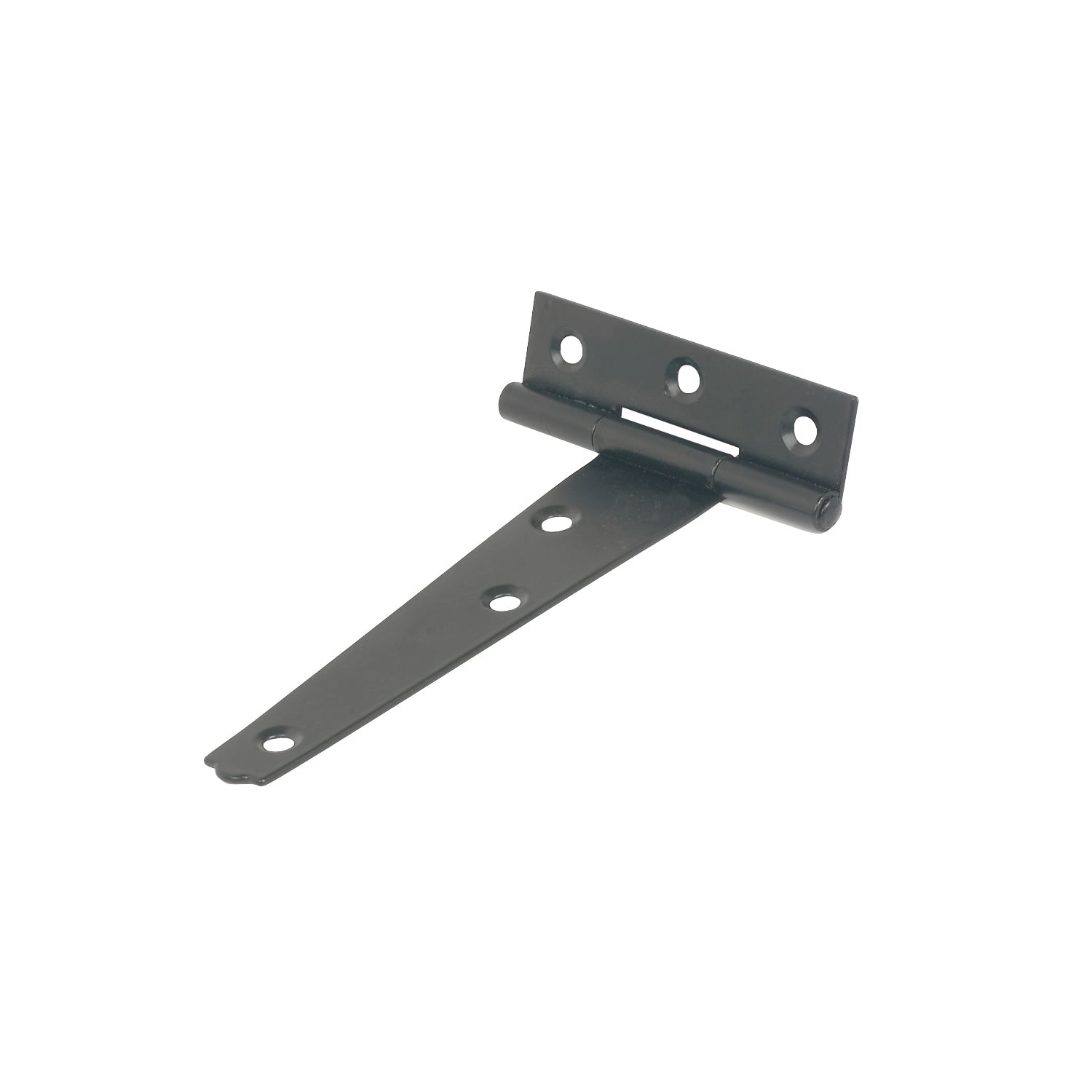 Black Powder-Coated Light Duty Tee Hinges 102mm 2 Pack (54636)