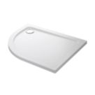 Mira Flight Low Offset Quadrant Shower Tray Right-Handed White 1200mm x 900mm x 40mm