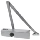 Briton 2003.SES Fire Rated Overhead Door Closer Silver