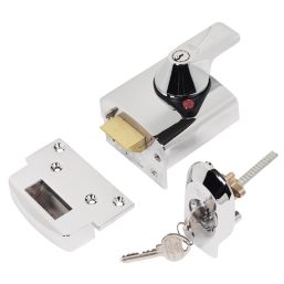 Yale  1 Star BS Night Latch Polished Chrome 60mm Backset