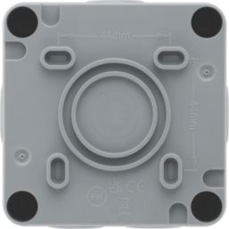 British General  IP66 20A 1-Gang 2-Way Weatherproof Outdoor Switch with Neon