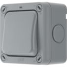 British General  IP66 20A 1-Gang 2-Way Weatherproof Outdoor Switch with Neon