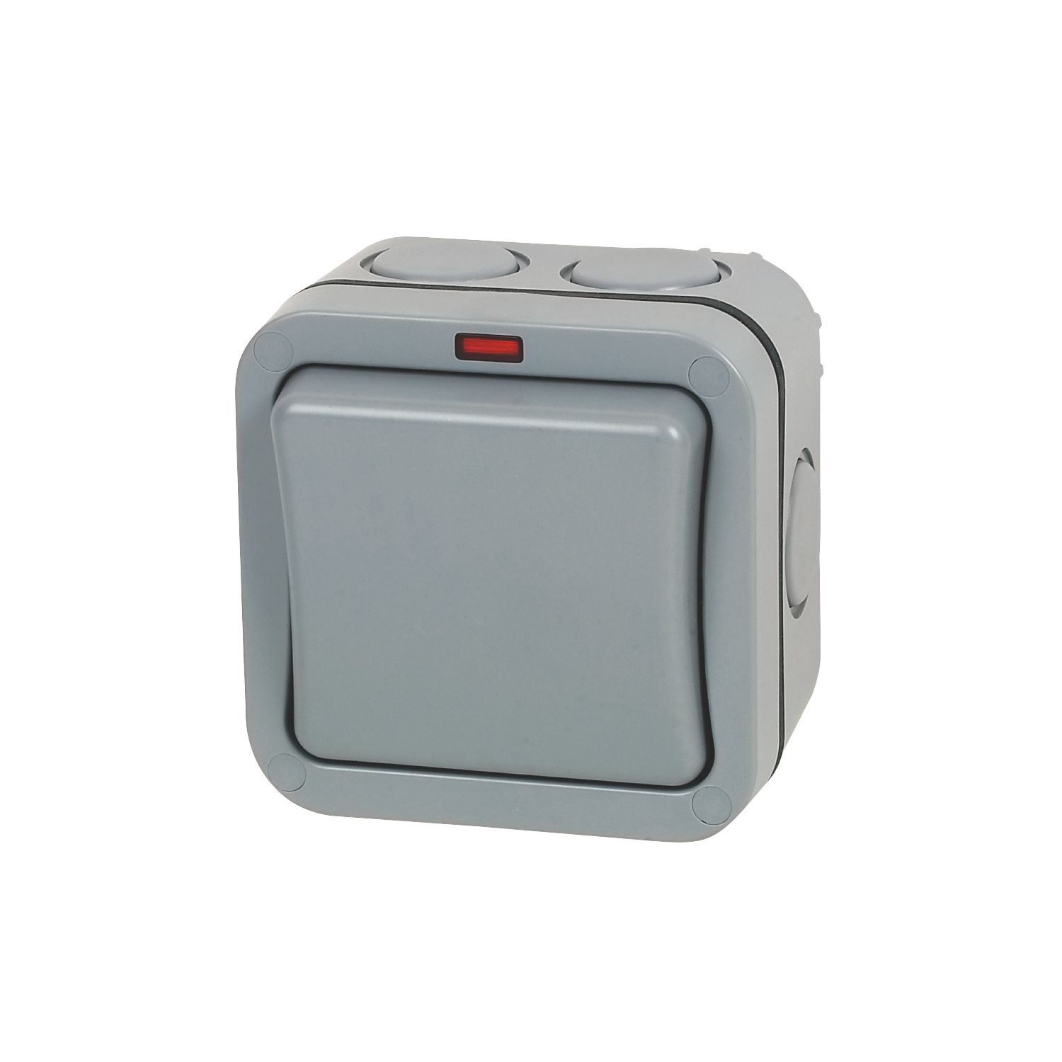 British General IP66 20A 1-Gang 2-Way Weatherproof Outdoor Switch with Neon (54649)