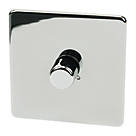 Crabtree Platinum 1-Gang 2-Way  Dimmer Switch  Polished Chrome