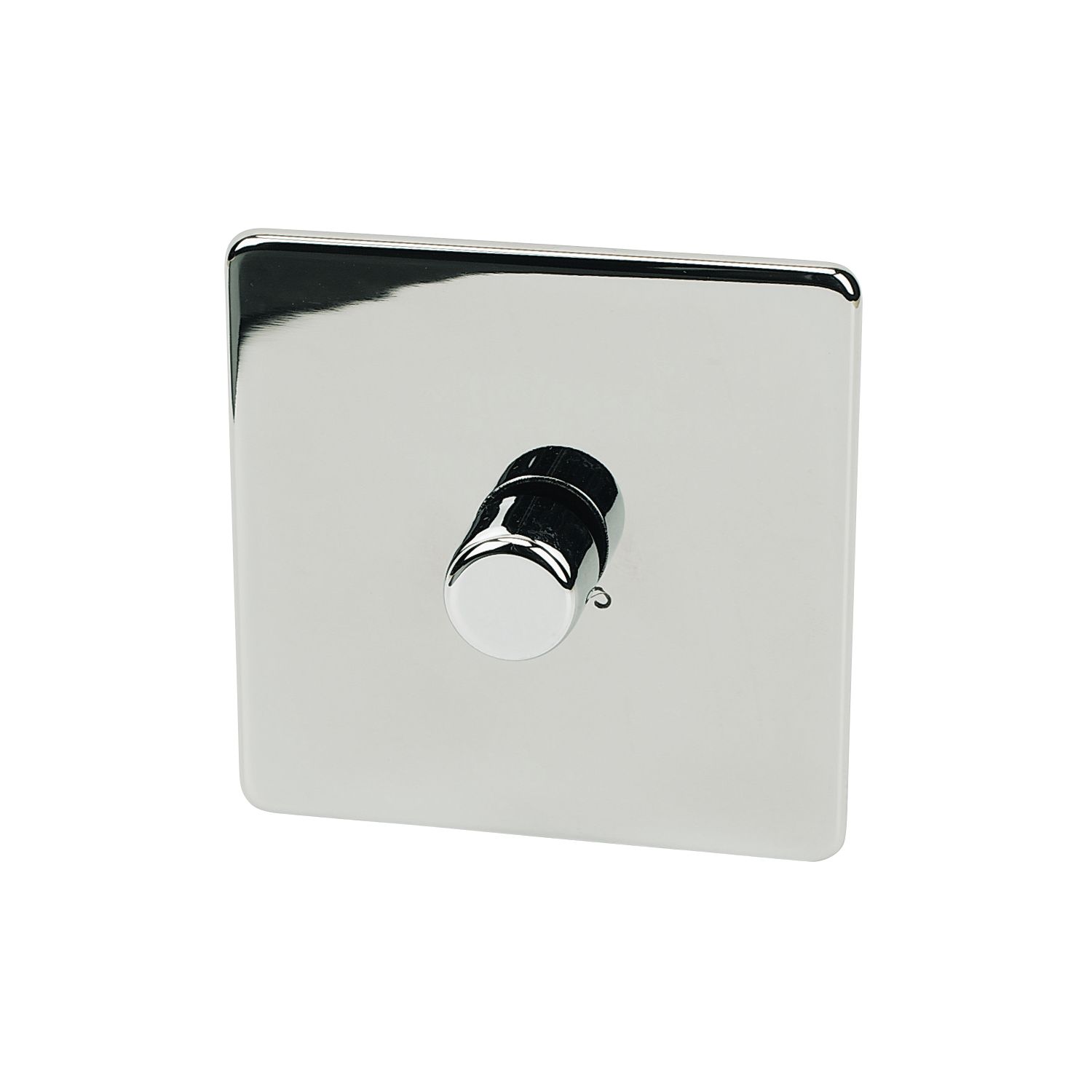 Crabtree Platinum 1-Gang 2-Way Dimmer Switch Polished Chrome (54659)