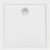 Milan Square Bathroom Square Shower Tray and Waste White Gloss 760mm x 760mm x 40mm