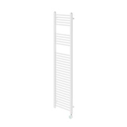 Flomasta 1600mm x 400mm 1364BTU White Flat Electric Towel Radiator