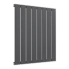 Reina Flat Single 600mm x 588mm 1416BTU Anthracite Vertical Designer Radiator