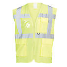 Hi-Vis Multi-Pocket Waistcoat Yellow Small / Medium 48 3/4" Chest