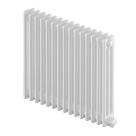 Acova Vuelta 1000W 3-Column Electric Radiator 623mm x 732mm White 3412BTU