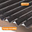 Corramet COR808BL Corrugated Roofing Sheet Black 4000mm x 950mm