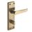 Designer Levers Victorian Fire Rated Long Straight Lever Bathroom Door Handle Pair Antique Brass