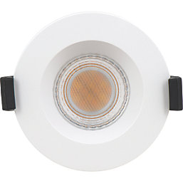 Luceco FType Mk 2 Regressed Fixed Cylinder Fire Rated LED Downlight Dim to Warm & CCT White 4-6W 675/690lm