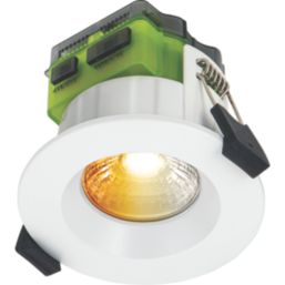 Luceco FType Mk 2 Regressed Fixed Cylinder Fire Rated LED Downlight Dim to Warm & CCT White 4-6W 675/690lm