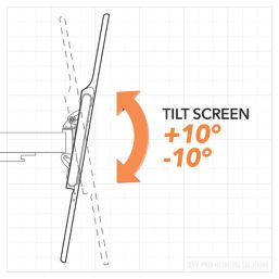 AVF APXM9500 Heavy Duty TV Wall Mount  Full Motion 60 to 100"