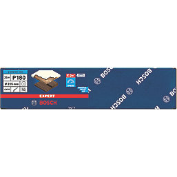 Bosch Expert C470 180 Grit 18-Hole Punched Plaster & Drywall Sanding Discs 225mm 25 Pack
