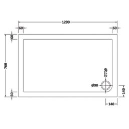 ETAL  Framed Rectangular Sliding Door Shower Enclosure & Tray  Brushed Brass 1190mm x 690mm x 1940mm