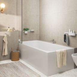 Hansgrohe Vernis Blend Monotrou Chrome 146mm Deck Mounted Lever Mono Bath Mixer Tap