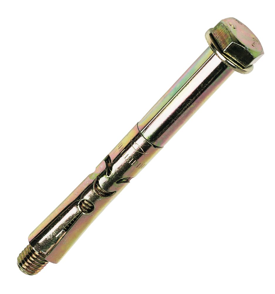 Fischer FSA Sleeve Anchors Bright Zinc-Plated 12mm x 121mm M10 20 Pack