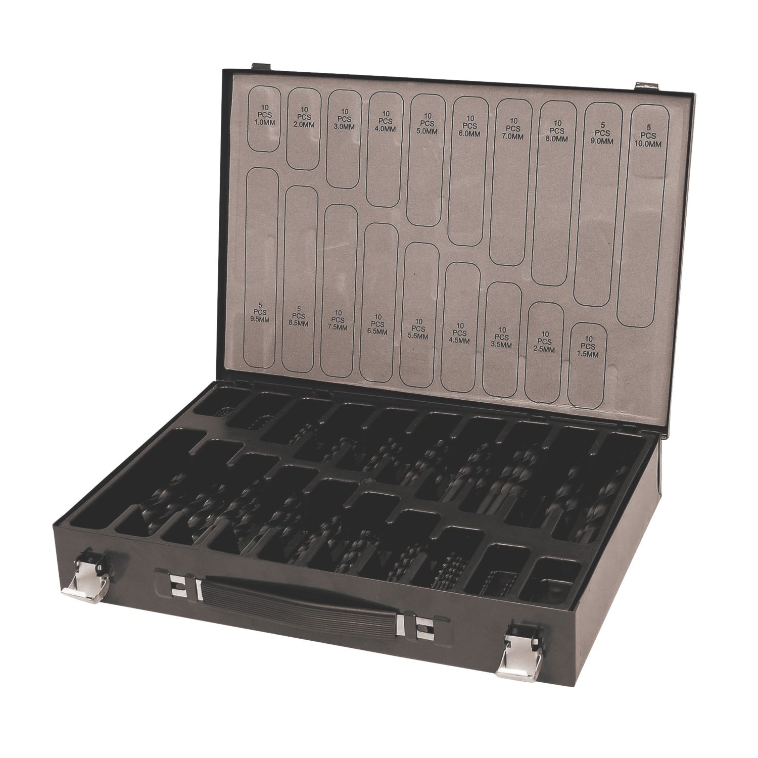 Straight Shank Metal Drill Bit Set 170 Pieces (5472V)