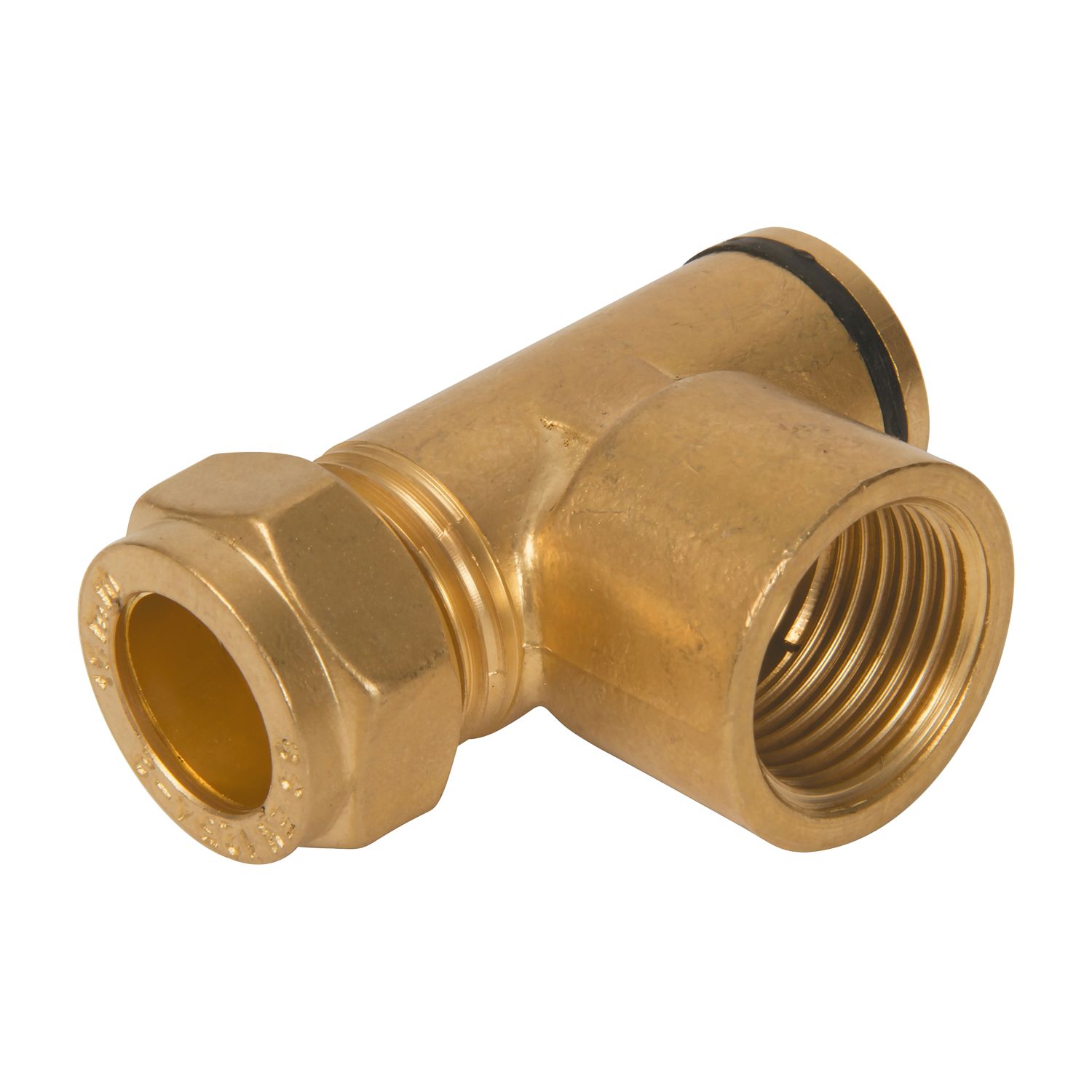Essentials Brass Gas Hob Restrictor Elbow 15mm x 56mm (5476R)