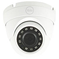 Yale SV-ADFX-W White Wired 1080p Indoor & Outdoor Dome CCTV Camera