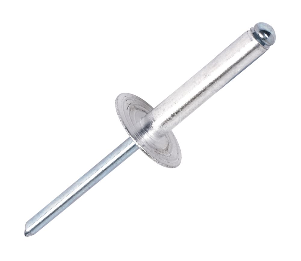 Flange Rivets 4.8mm x 25mm 250 Pack Screwfix