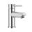Aqualisa Uptown Chrome 116mm Standard Lever Mono Basin Pillar Tap  With Clicker Waste