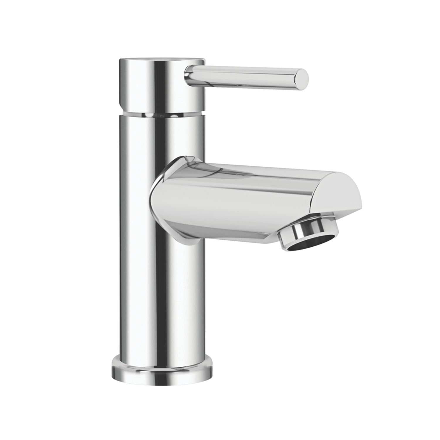 Aqualisa Uptown Chrome 116mm Standard Lever Mono Basin Pillar Tap With Clicker Waste (547AJ)