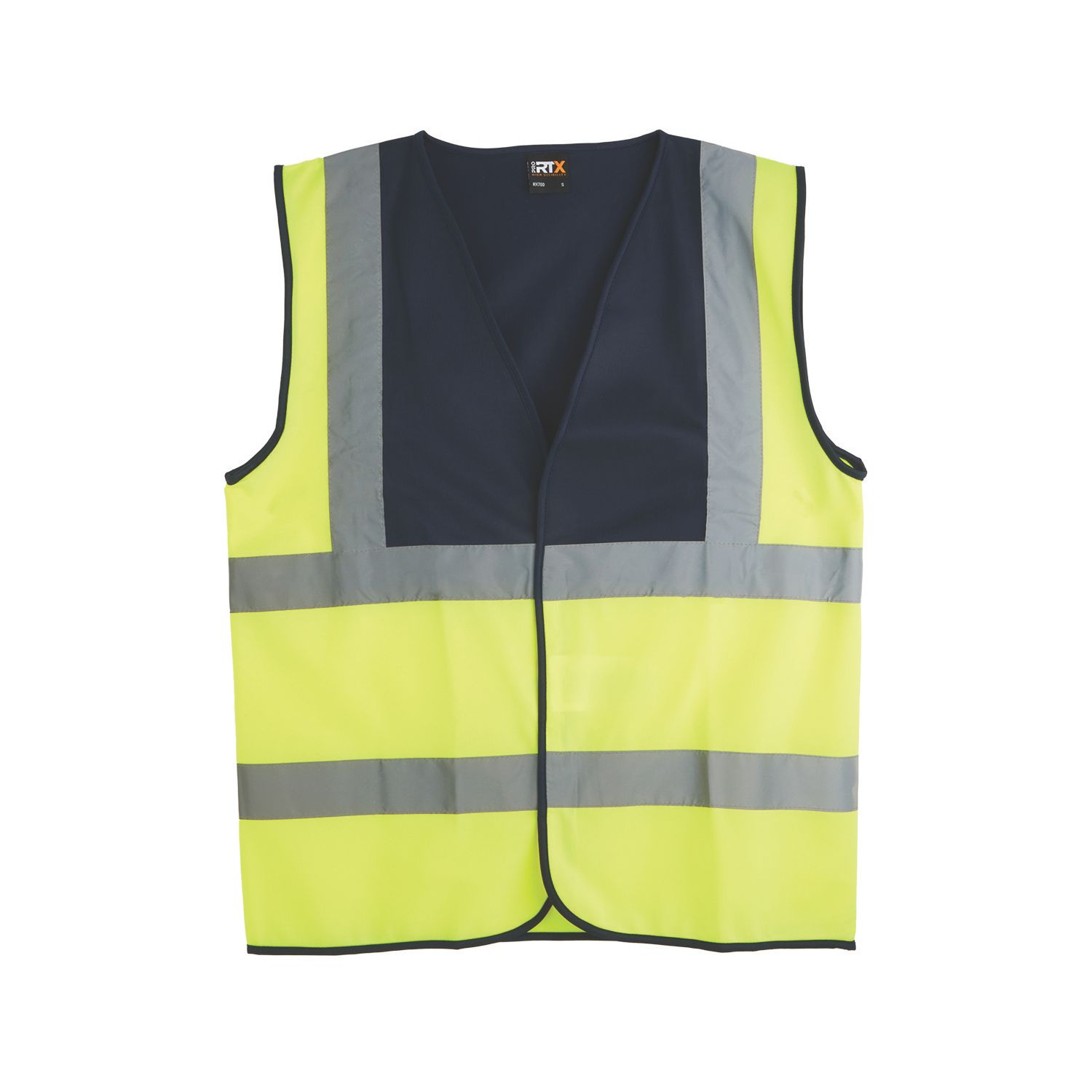 Pro RTX High Visibilty Waistcoat Yellow / Navy 2X Large 52" Chest (547AL)