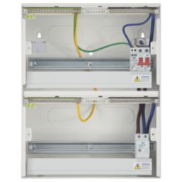British General  36-Module 31-Way Part-Populated High Integrity Main Switch Consumer Unit with SPD