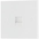 British General 900 Series 1-Gang RJ11 Telephone / Data Socket White