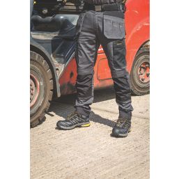 DeWalt Barstow Holster Work Trousers Charcoal Grey 34