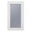 Crystal  Right-Hand Opening Frosted Double-Glazed Casement White uPVC Window 610mm x 1040mm