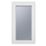 Crystal  Right-Hand Opening Frosted Double-Glazed Casement White uPVC Window 610mm x 1040mm