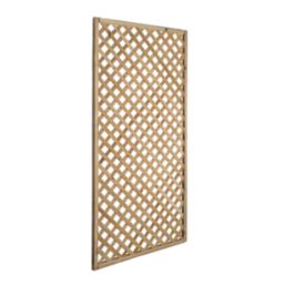 Forest Rosemore Lattice Softwood Rectangular Garden Trellis 3' x 6' 5 Pack