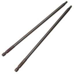 Senco DS722 1/4" 200mm Hex Shank SQ2 Screwdriver Bits 2 Pack