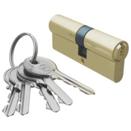 Smith & Locke  6-Pin Cylinder Lock 45-50 (95mm) Brass