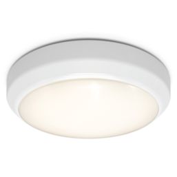 4lite  Indoor Maintained Emergency Round LED Wall/Ceiling Light White 13W 1100lm