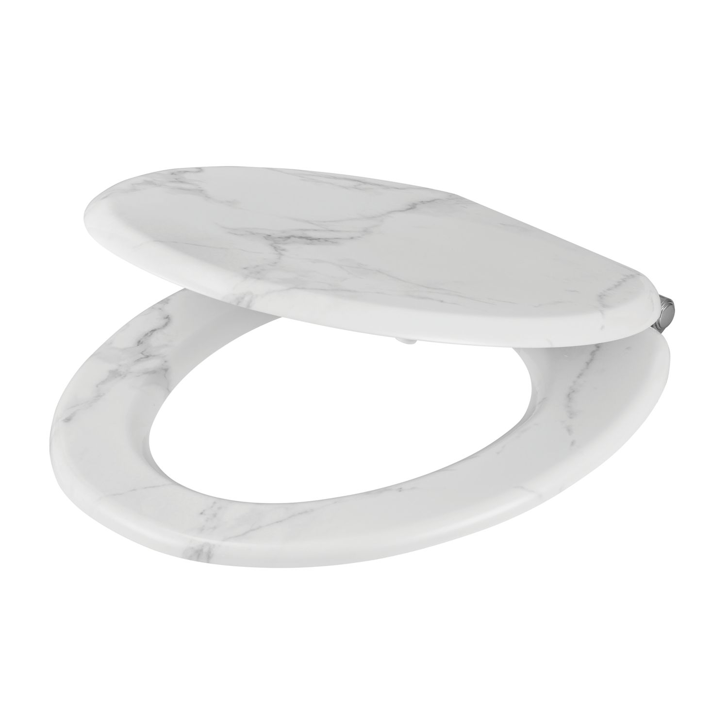 Pilica Soft-Close Toilet Seat Moulded Wood Marble (547RT)
