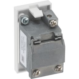 British General  Modular Coaxial TV Socket White