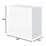 Pragma  1-Door Matt White 600mm x 320mm x 550mm Flat Packed Kitchen Wall Unit