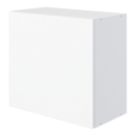 Pragma  1-Door Matt White 600mm x 320mm x 550mm Flat Packed Kitchen Wall Unit