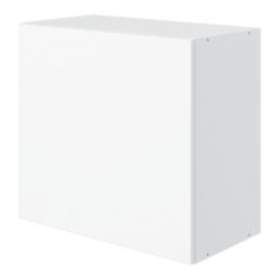 Pragma  1-Door Matt White 600mm x 320mm x 550mm Flat Packed Kitchen Wall Unit