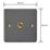 Varilight  10A 1-Gang 2-Way Light Switch  Graphite Grey with Colour-Matched Inserts