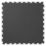 Garage Floor Tile Company Recycled X-Joint Interlocking Floor Tiles Black 7mm 4 Pack