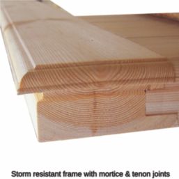 Shire Goodwood 9' x 6' (Nominal) Apex Shiplap T&G Timber Summerhouse with Assembly