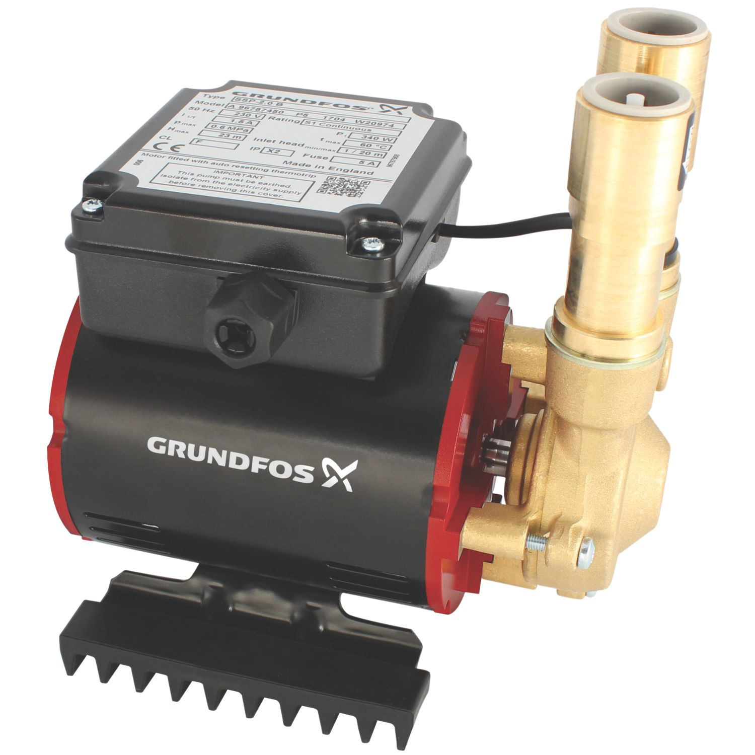 Grundfos 96787464 Regenerative Single Shower Pump 3bar (5487X)