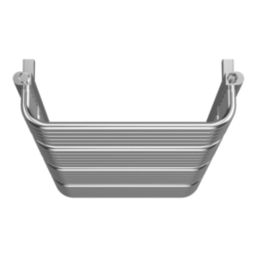 Flomasta U-Shape 1140mm x 500mm 1771BTU Chrome Vertical Designer Radiator